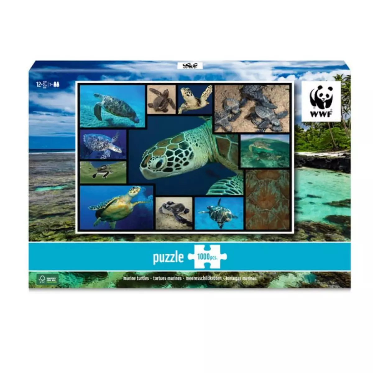 WWF Puzzle 1000 pièces : Tortues De Mer