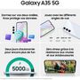 Voir la diapositive 4 : Samsung Smartphone Pack Galaxy A35 Bleu 128Go+Galaxy Fit 3