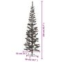 Voir la diapositive 6 : VIDAXL Sapin de Noël etroit Noir 210 cm