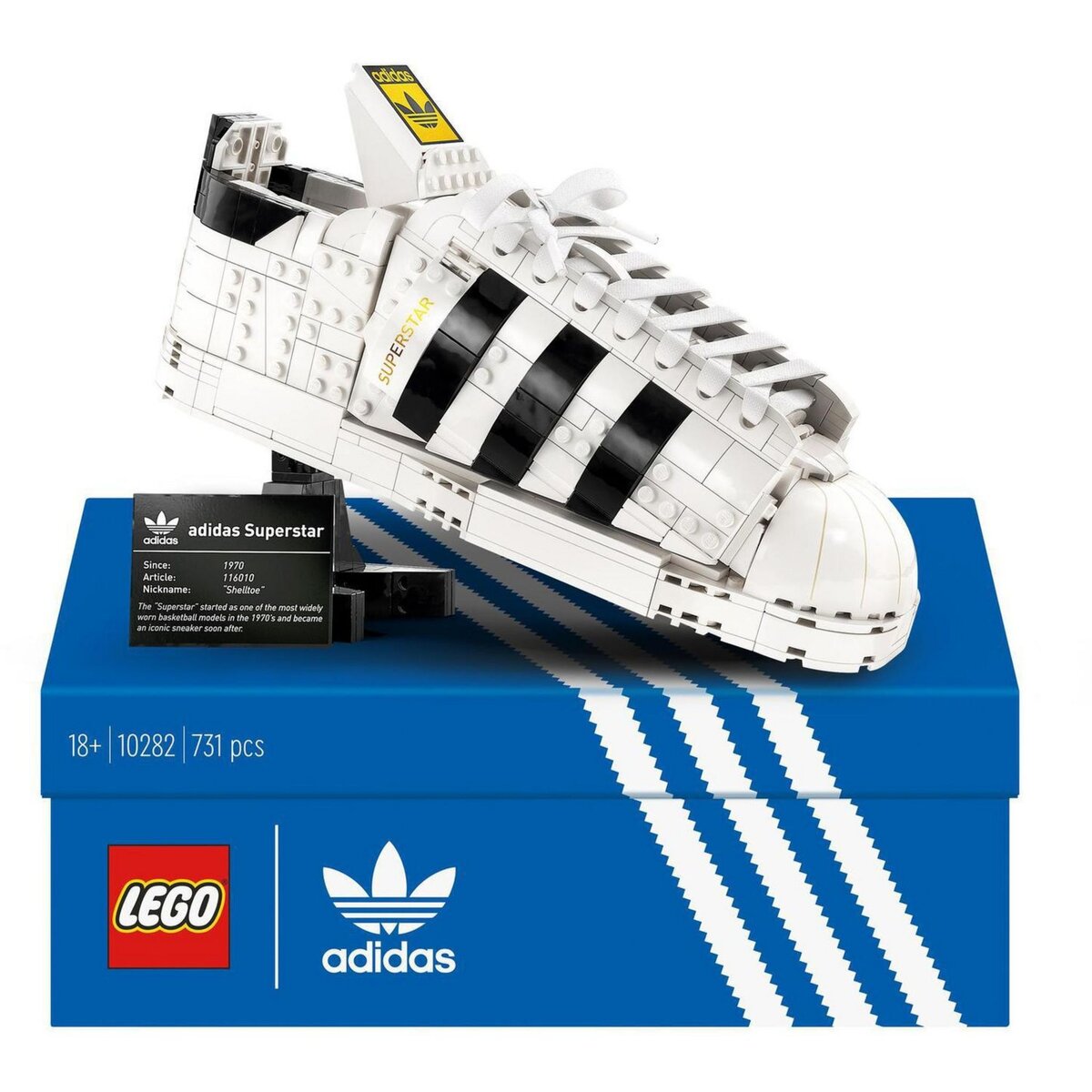 LEGO Icons 10282 Ensemble chaussure adidas Originals Superstar