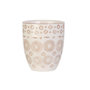 Voir la diapositive 5 : Saveur et dégustation 4 Mugs design ethnique Mirage - 250 ml - Blanc