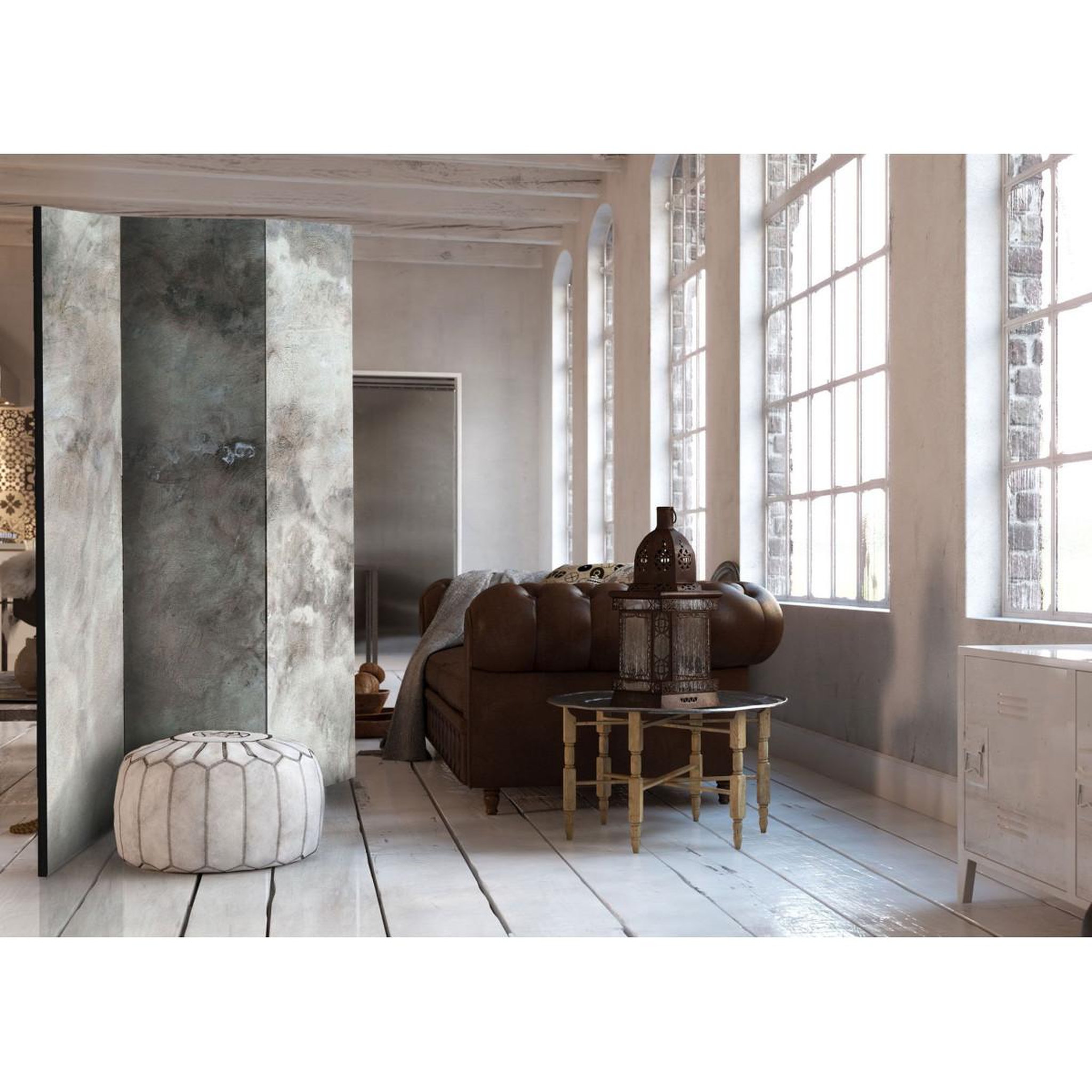 Voir la diapositive 2 : Paris Prix Paravent 3 volets  paravent : nuage noir  135x172cm