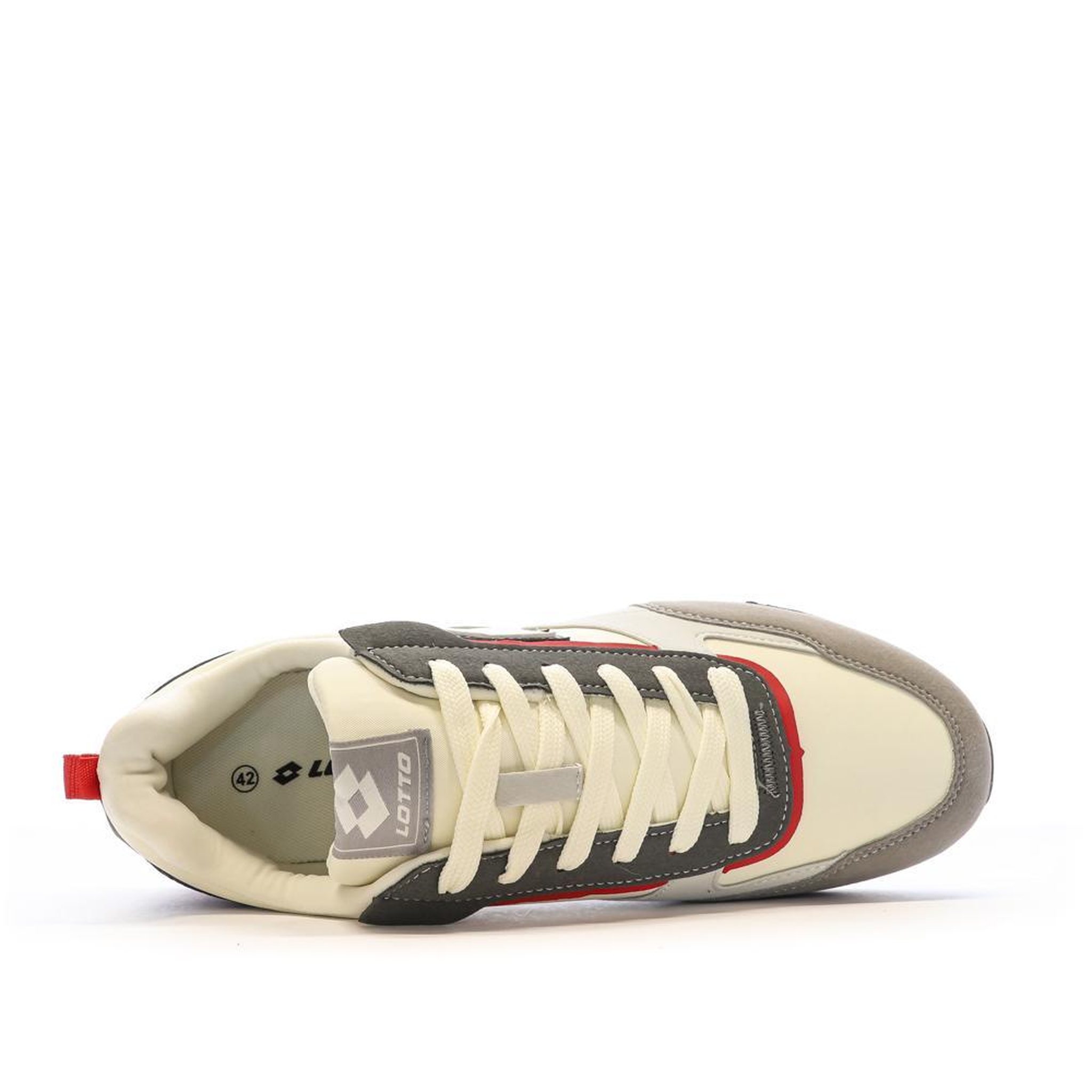 Voir la diapositive 4 : LOTTO Baskets Beige/Gris Homme Lotto Twenty 5