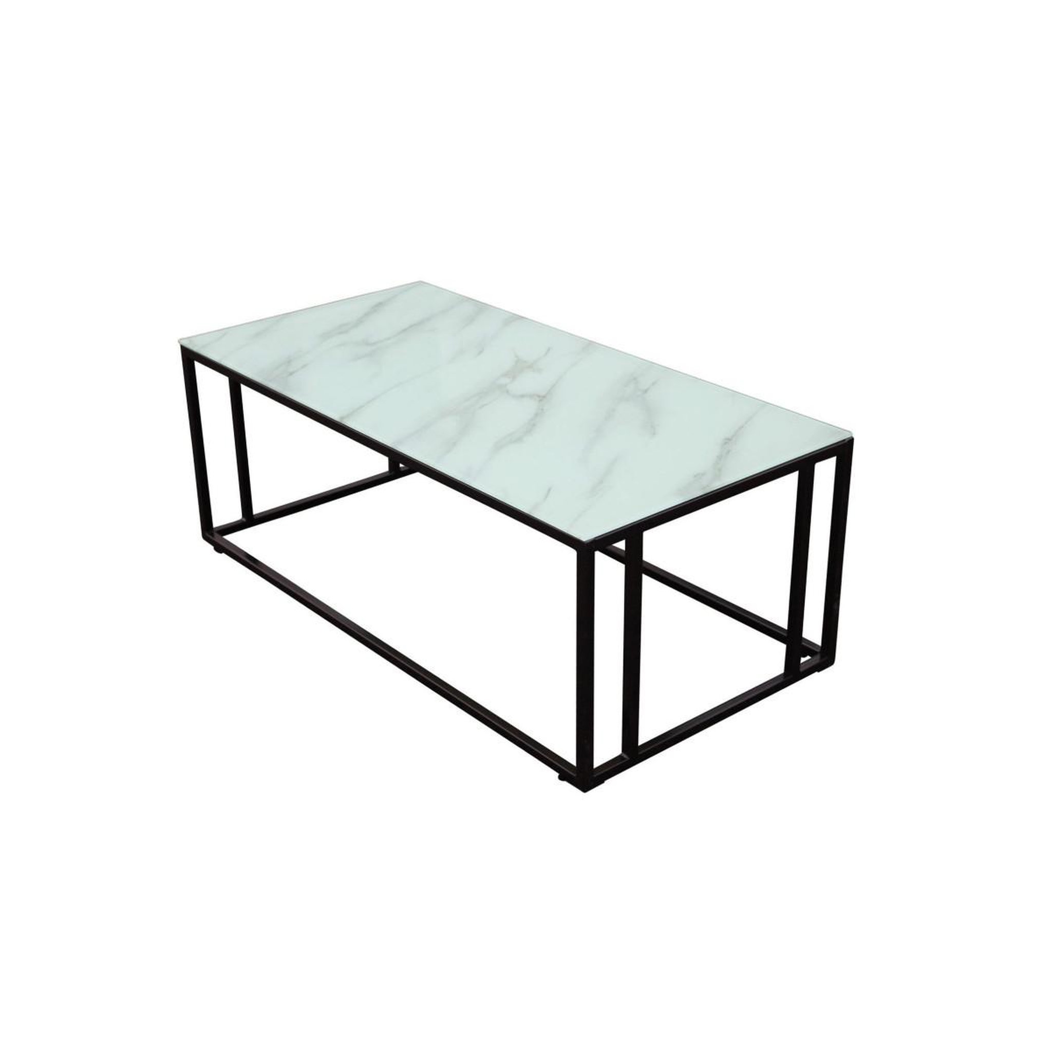 Voir la diapositive 2 : Paris Prix Table basse design  rock  120cm blanc
