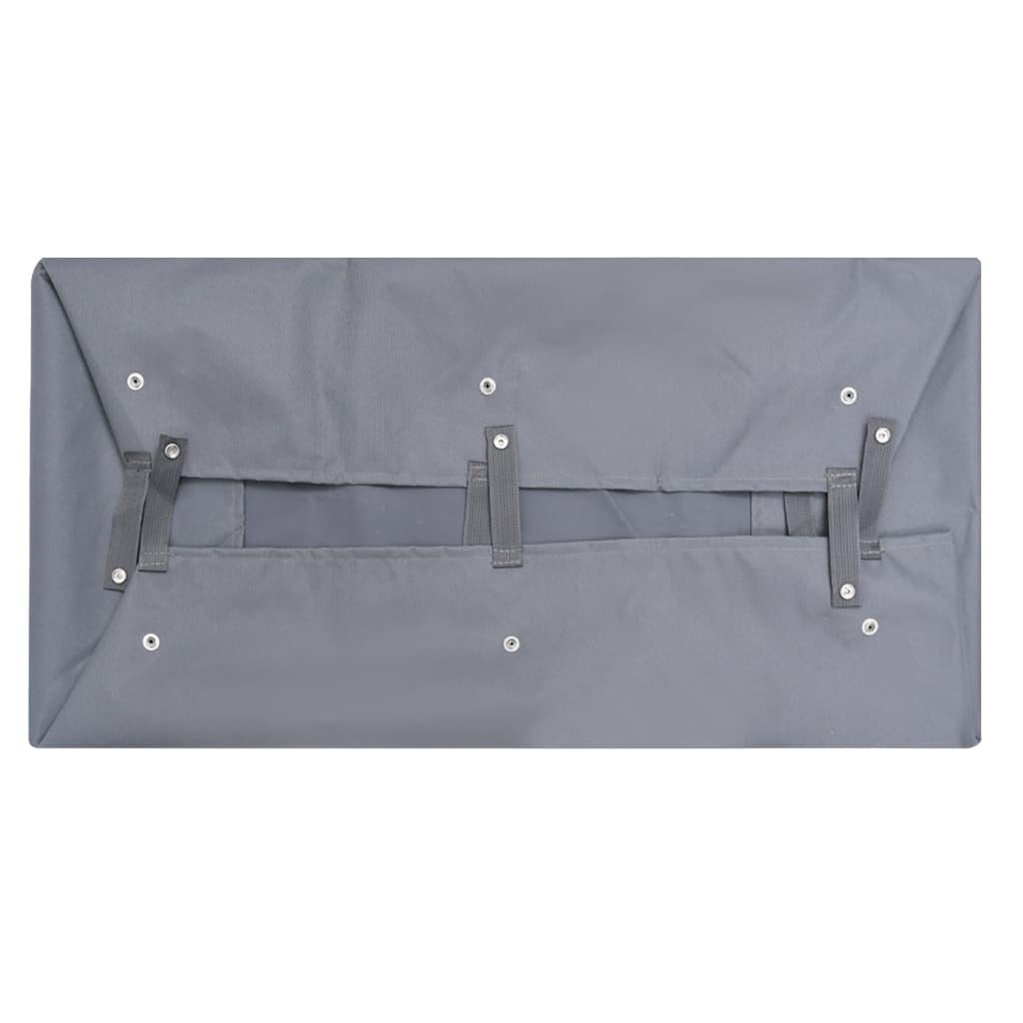 Voir la diapositive 2 : VIDAXL Bache de chariot de jardin Gris fonce 81x41x21 cm Tissu
