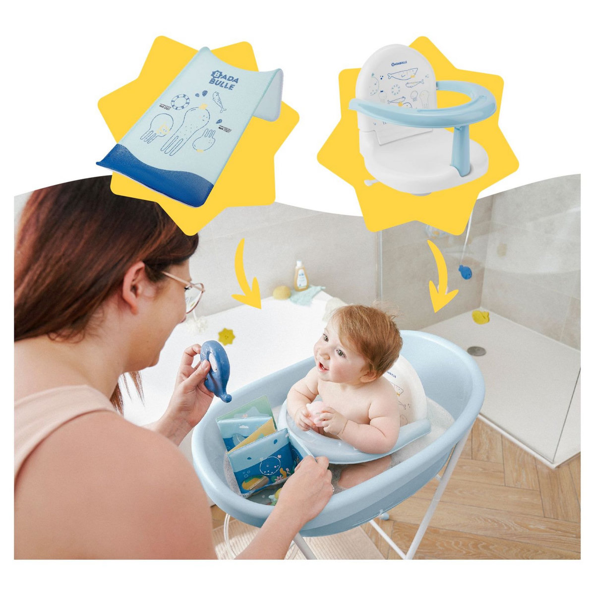 BADABULLE Baignoire Baleine