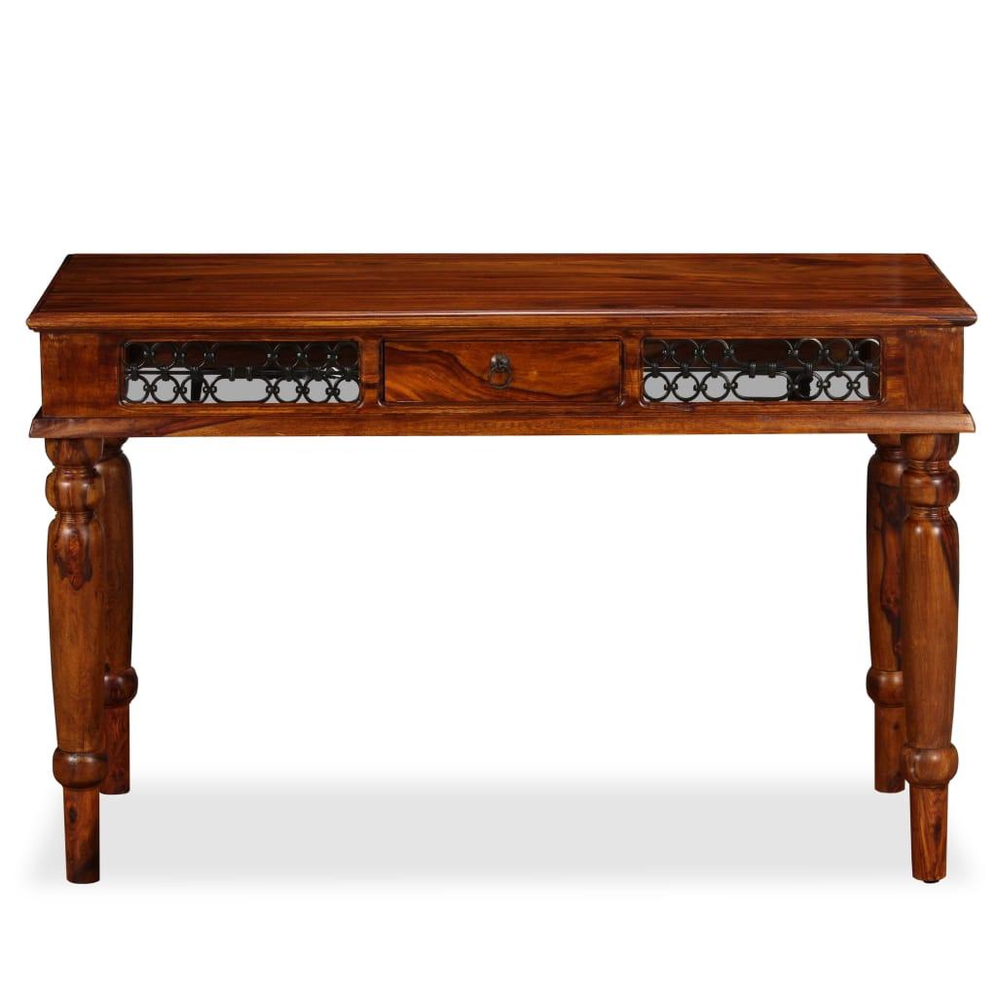 Voir la diapositive 2 : VIDAXL Table d'ecriture Bois massif de Sesham 120 x 50 x 76 cm