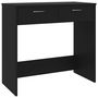 Voir la diapositive 2 : VIDAXL Bureau Noir 80x40x75 cm Agglomere