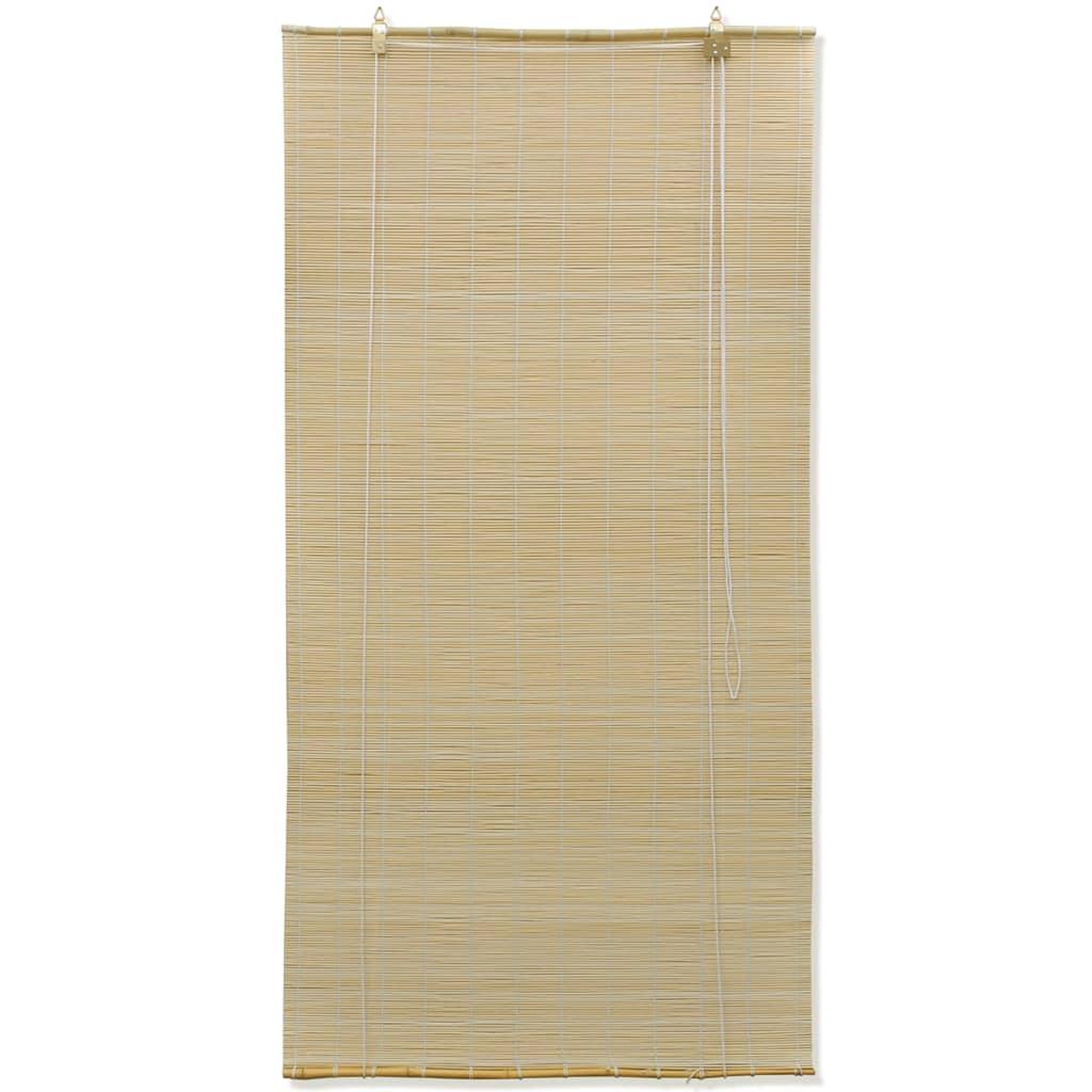 Voir la diapositive 2 : VIDAXL Store a rouleau bambou naturel 100x160 cm