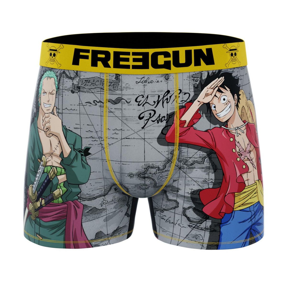 FREEGUN Lot de 5 boxers homme One Piece