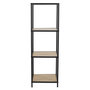 Voir la diapositive 4 : The Home Deco Factory Etagère 3 cases Kalo en bois et métal - Marron et noir