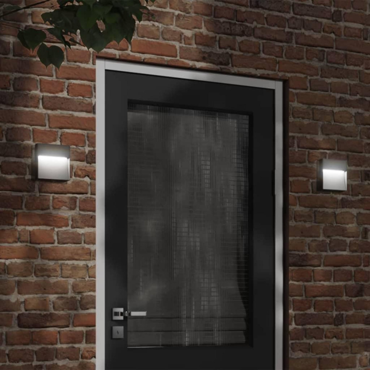 VIDAXL Applique murale LED d'exterieur aluminium moule sous pression