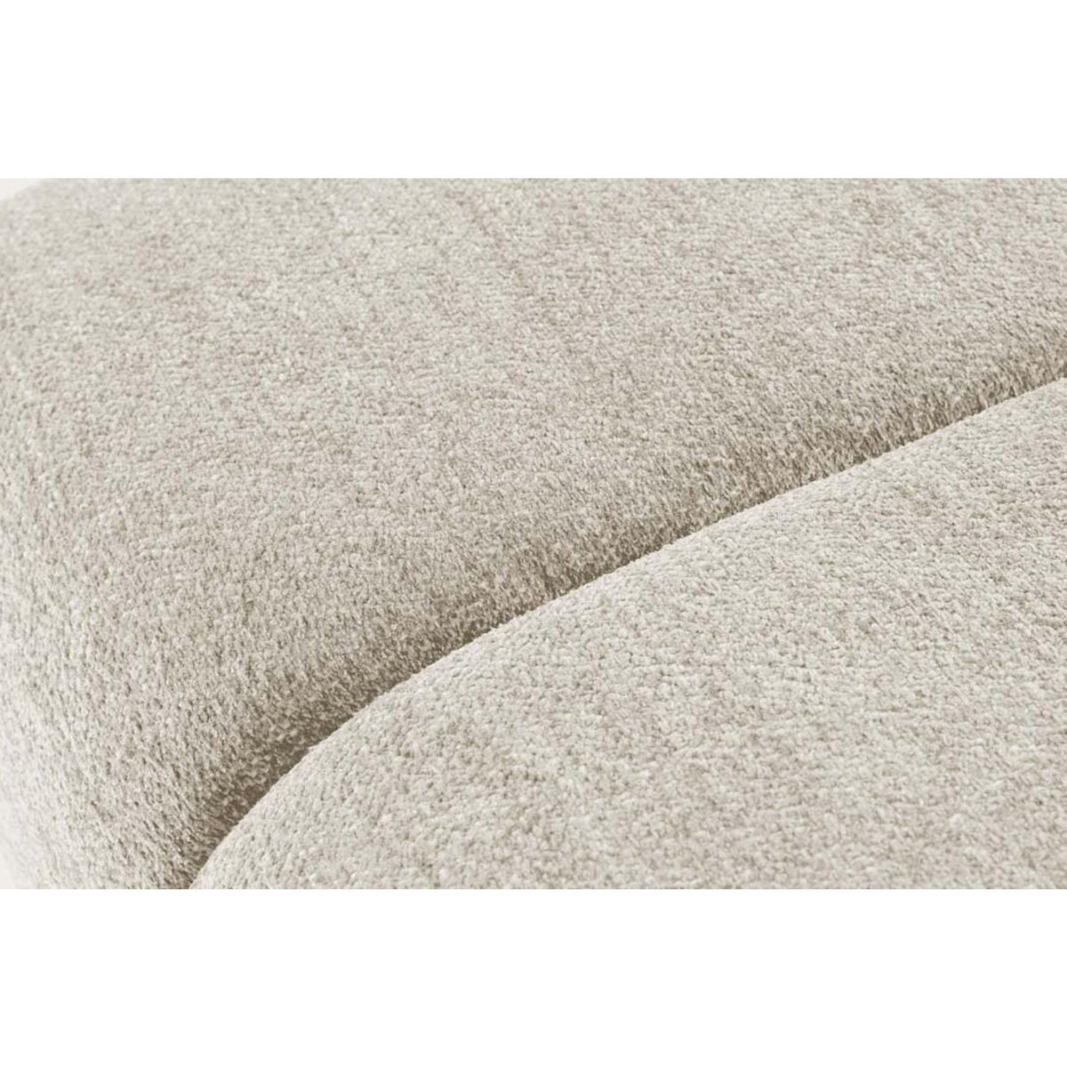 LISA DESIGN Curtis - canapé d'angle droit 4 places en tissu texturé