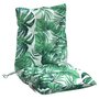 Voir la diapositive 5 : VIDAXL Coussins de chaise a dossier bas lot de 2 modele de feuille