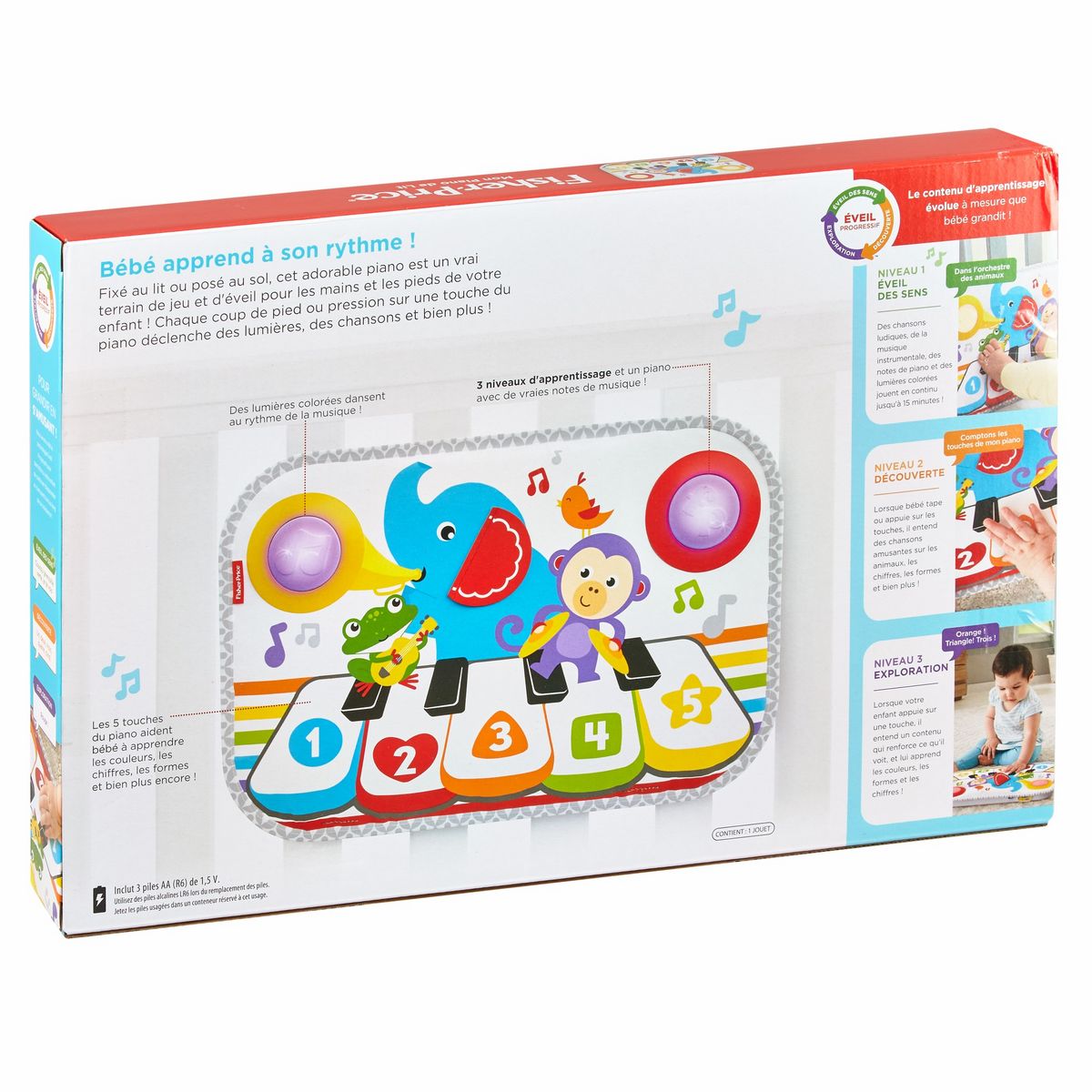 Fisher price Mon piano de lit interactif