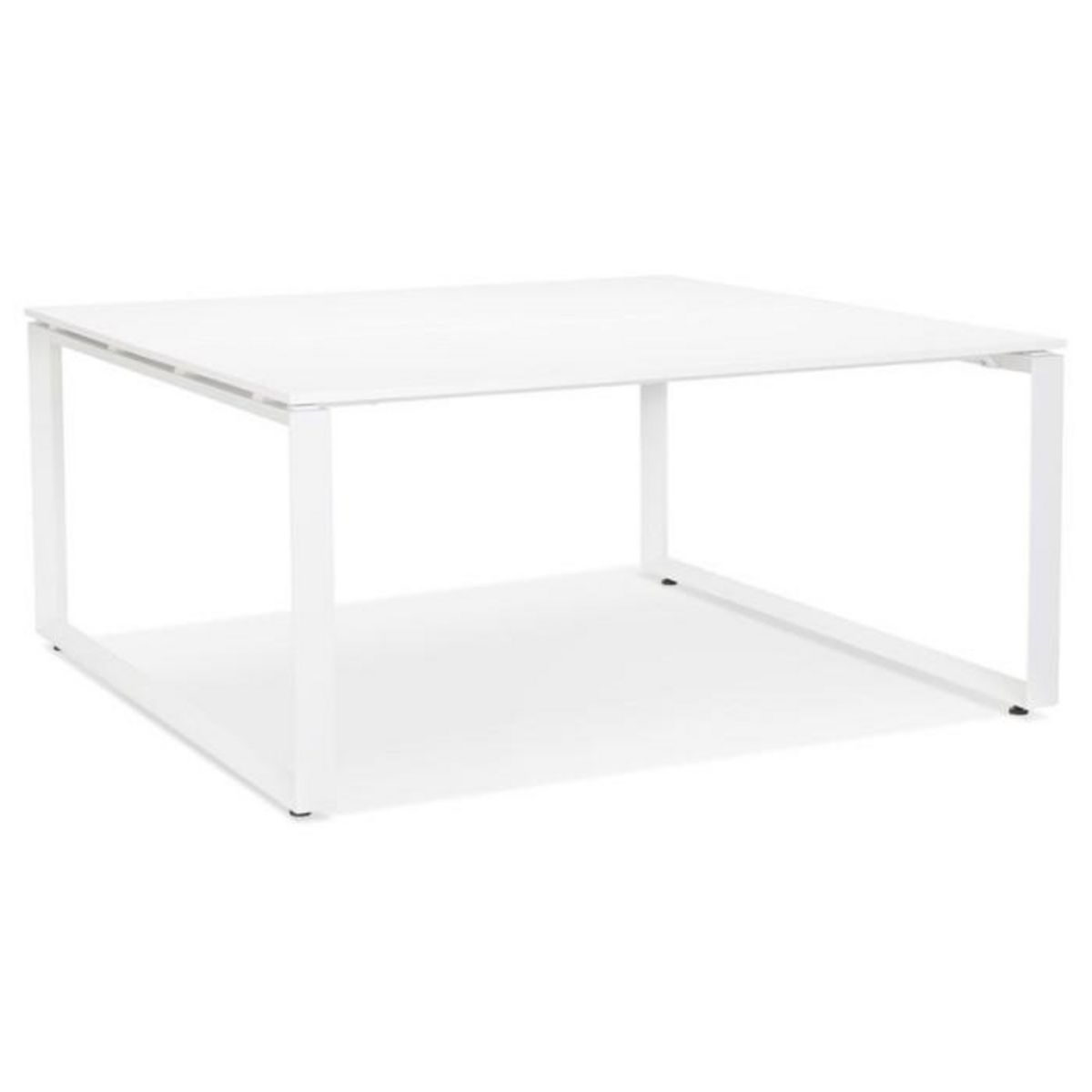 Paris Prix Bureau Design  Abigano  140cm Blanc