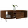 Voir la diapositive 4 : VIDAXL Table basse Chene marron 90x50x36,5 cm Bois d'ingenierie