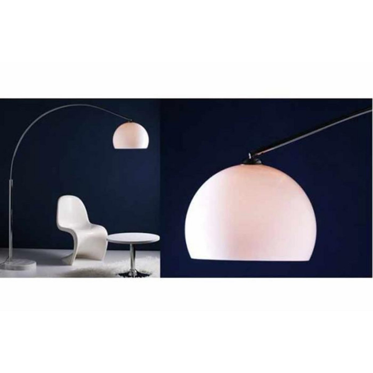 Paris Prix Lampadaire Rétro  Arc XL  195cm Blanc