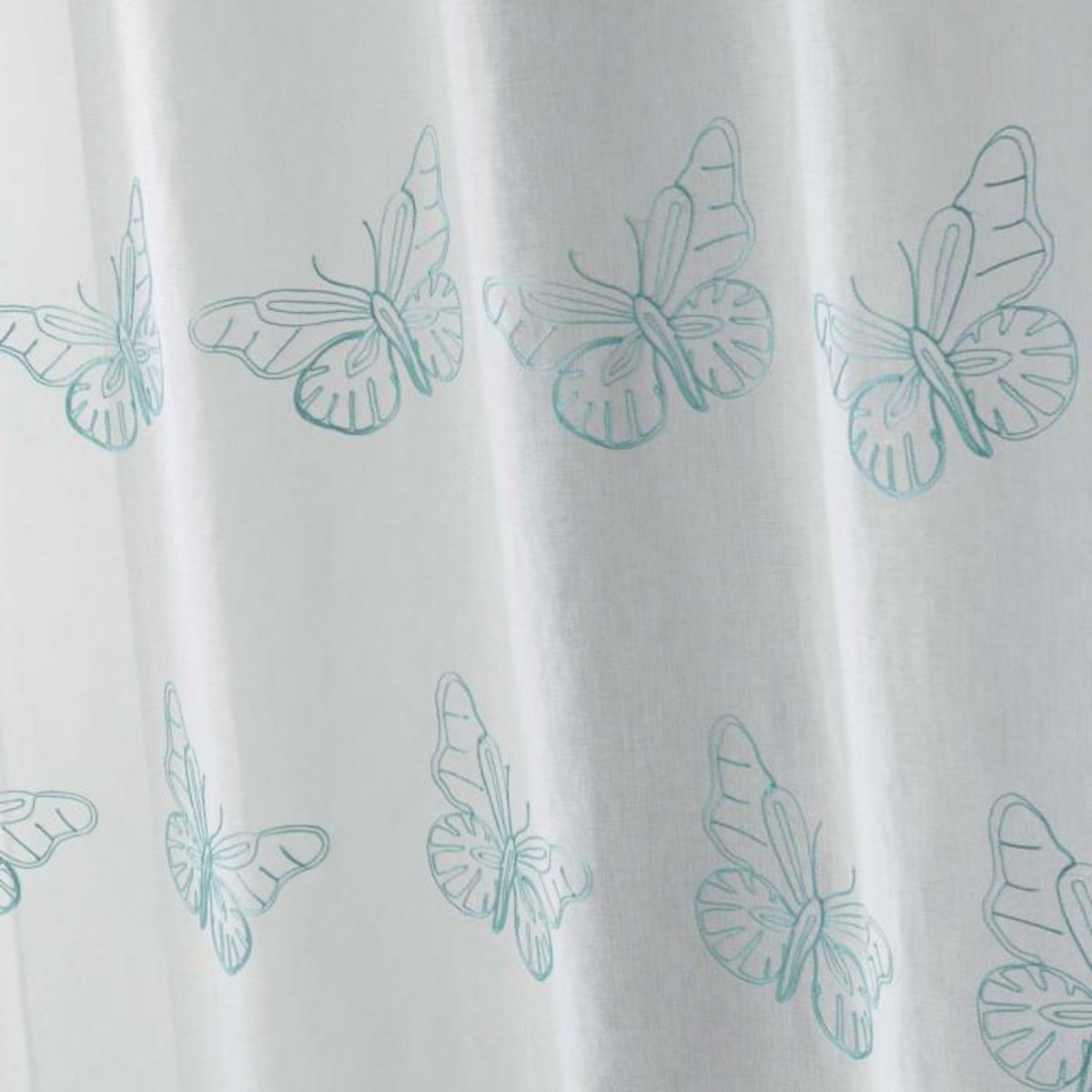 Paris Prix Rideau Voilage  Papillona  140x240cm Bleu