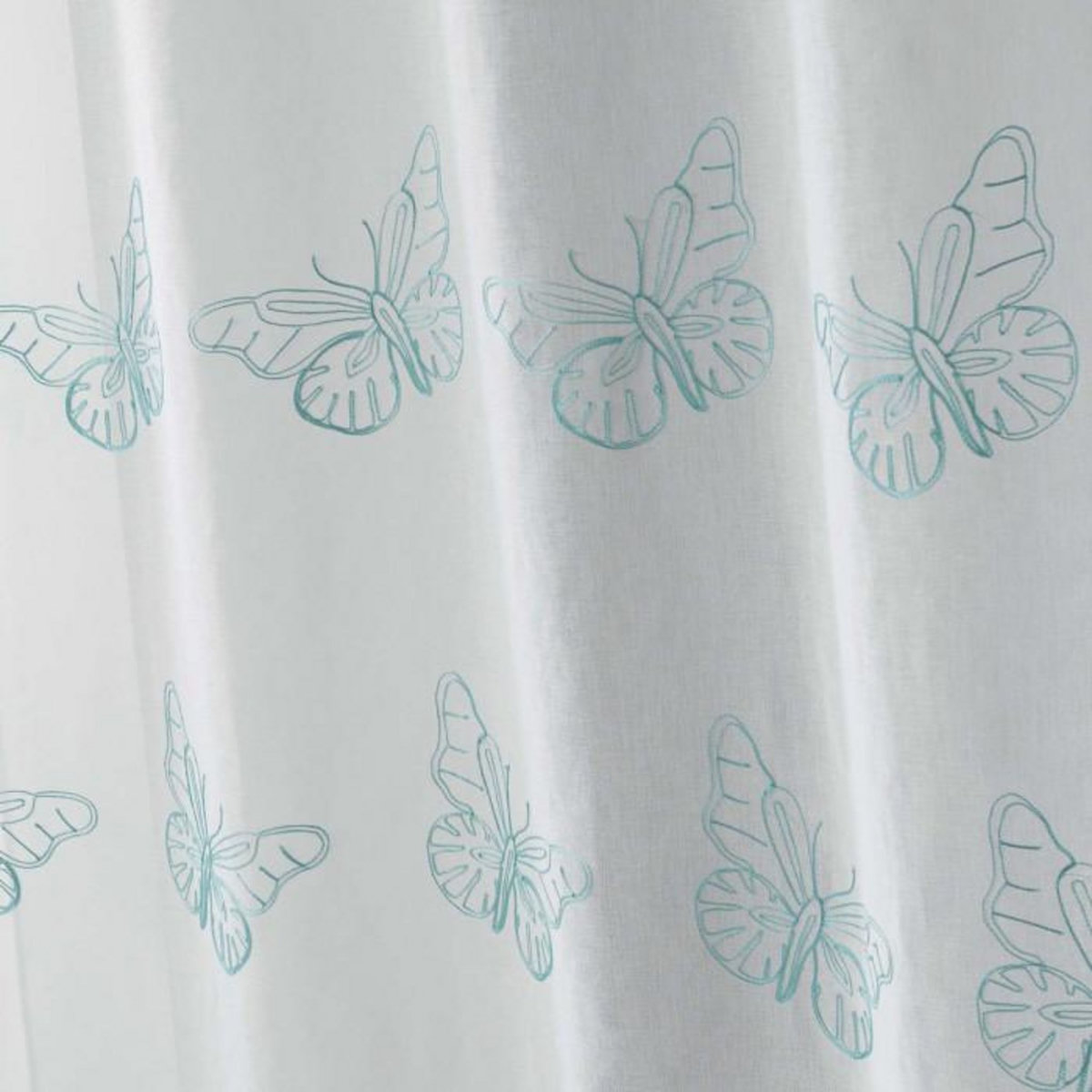 Paris Prix Rideau Voilage  Papillona  140x240cm Bleu