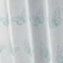 Voir la diapositive 2 : Paris Prix Rideau Voilage  Papillona  140x240cm Bleu