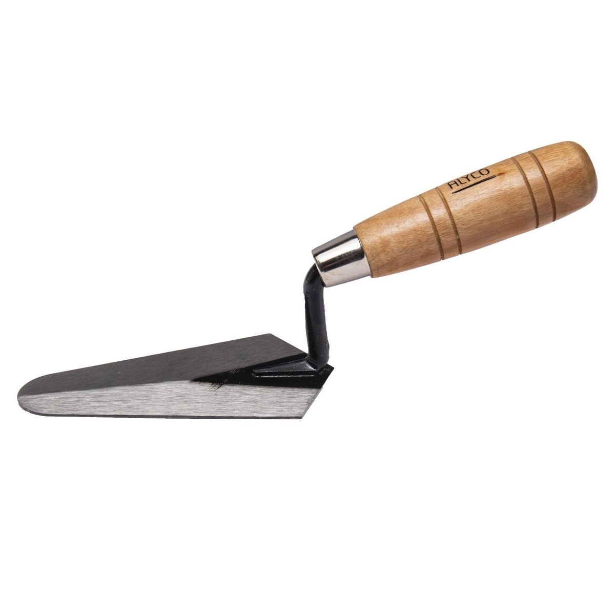 ALYCO Truelle ronde manche en bois 140 x 98 mm