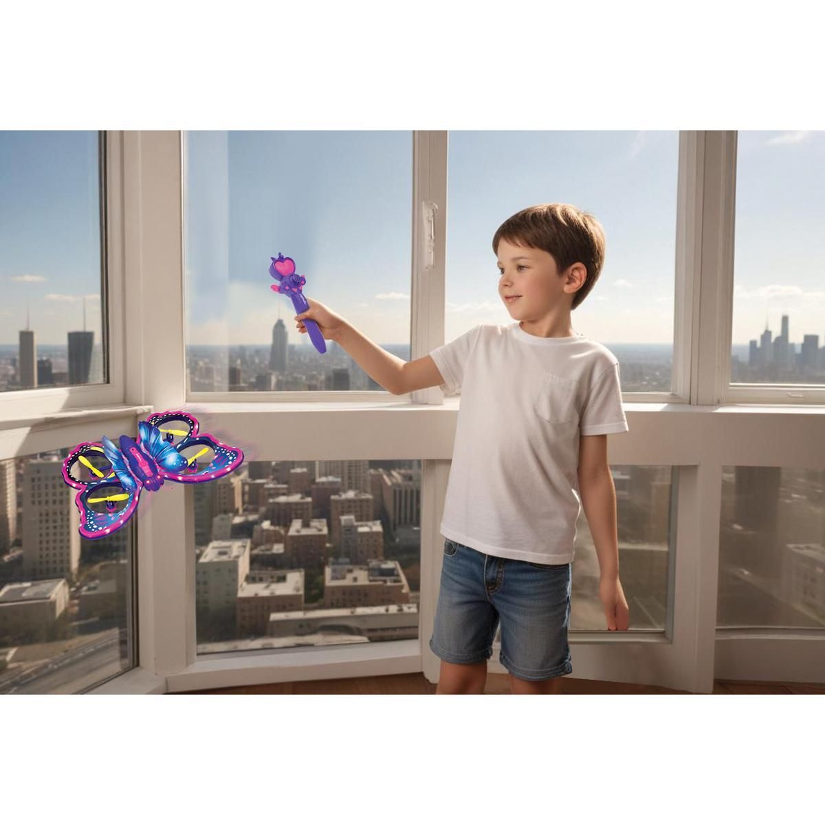 Lexibook CROSSLANDER Butterfly - papillon volant télécommandé avec contrôle gestuel