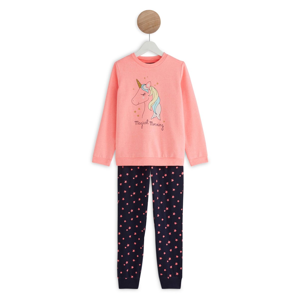 Grossiste L.dessous - Lot de Pyjama pilou pilou licorne enfant