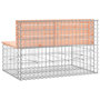 Voir la diapositive 5 : VIDAXL Banc de jardin design gabion 103x70x65cm bois massif de douglas