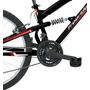 Voir la diapositive 5 : FREERIDER Vélo VTT 24'' Tout Suspendu   Freerider   Mixte pour enfant de taille à partir de 140 cm  - 18 Vitesses Indexées - Fourche télescopique - Dérailleur Shimano - Freins V-Brake et Jantes en aluminium