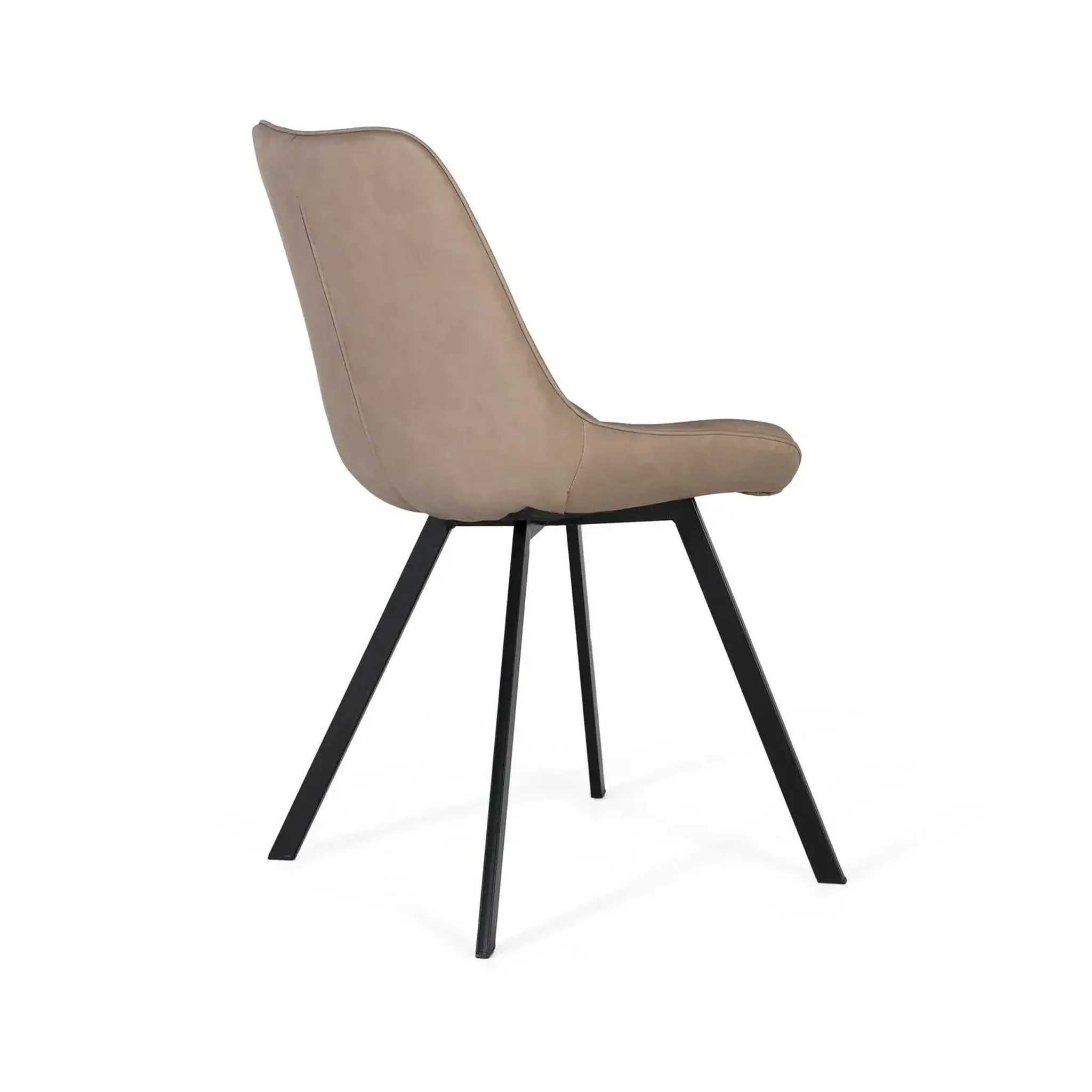 Voir la diapositive 4 : GINER Y COLOMER SL Lot de 2 chaises de revêtement pu 52 cm style contemporain