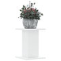 Voir la diapositive 1 : VIDAXL Supports pour plantes 2 pcs blanc 30x30x40 cm bois d'ingenierie