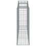 Voir la diapositive 4 : VIDAXL Panier de gabions arque 300x50x140/160 cm Fer galvanise