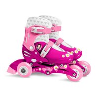 Hikole Patin a Roulette Enfant Fille Garcon Patin à Roulette Ajustable  Roller 4 Roues avec Lumineuses Les Patins à roulettes pour Débutants Filles  Femmes Enfants Rose : : Jeux et Jouets