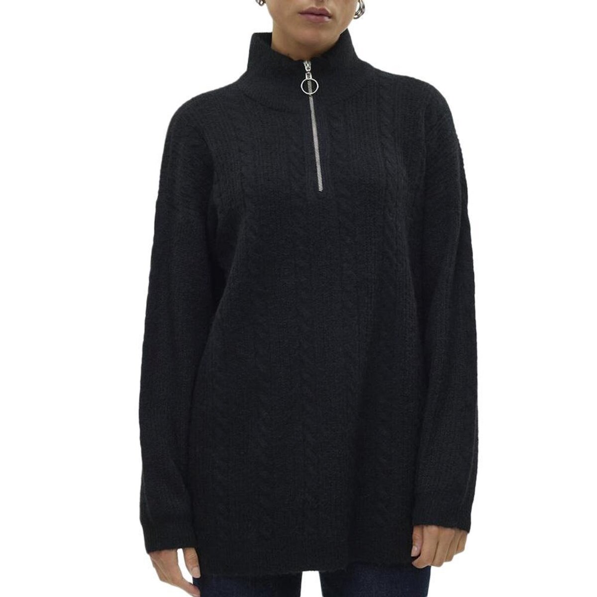 Vero Moda Pull 1/4 Zip  Femme Vero Moda Mili