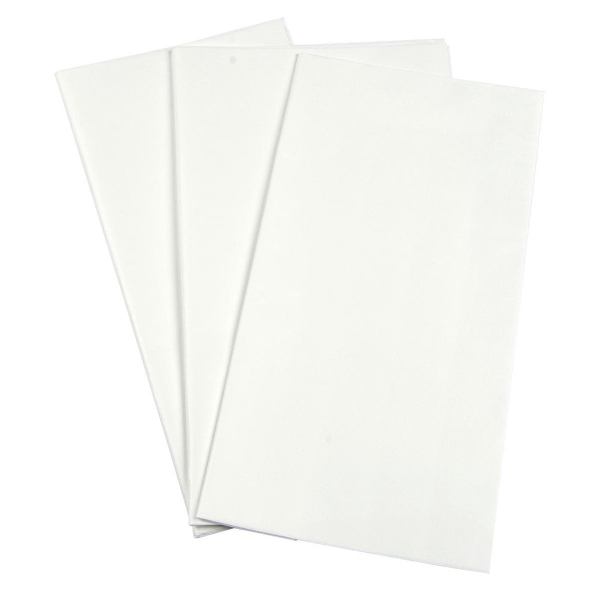 ARTDESIGN Lot de 6 feuilles papier de soie  cadeau  50x70cm blanc