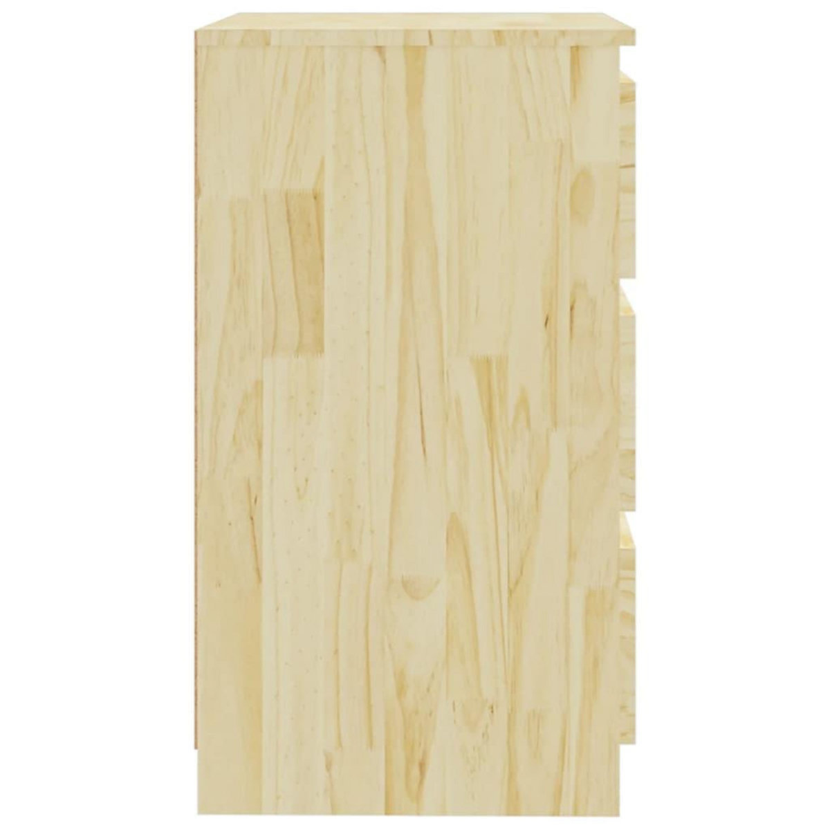 VIDAXL Table de chevet 60x36x64 cm Bois de pin massif