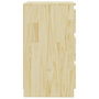 Voir la diapositive 5 : VIDAXL Table de chevet 60x36x64 cm Bois de pin massif