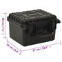 Voir la diapositive 6 : VIDAXL Valise de vol portable Noir 27x25x18 cm PP