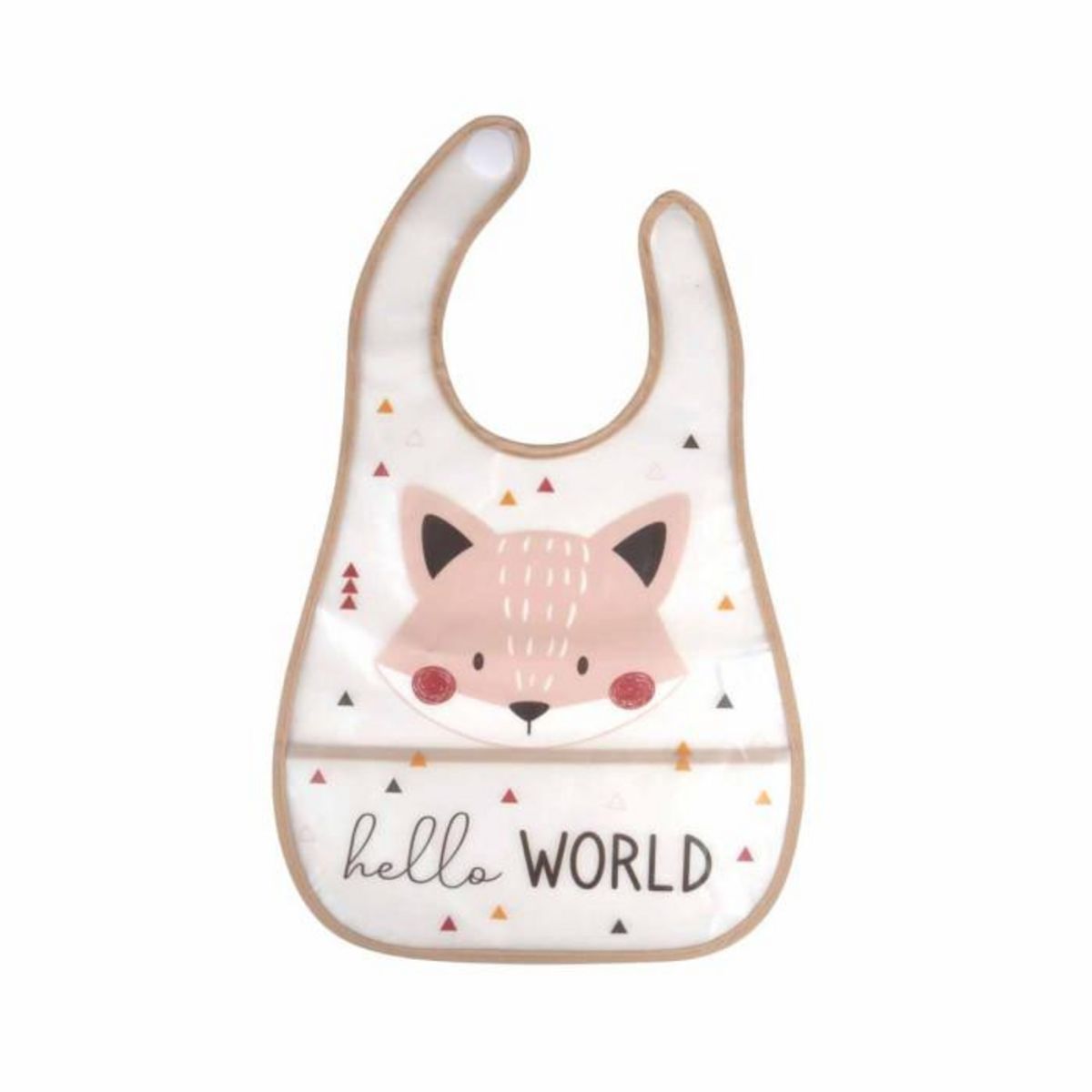 Paris Prix Bavoir avec Récupérateur  Renard  34cm Beige