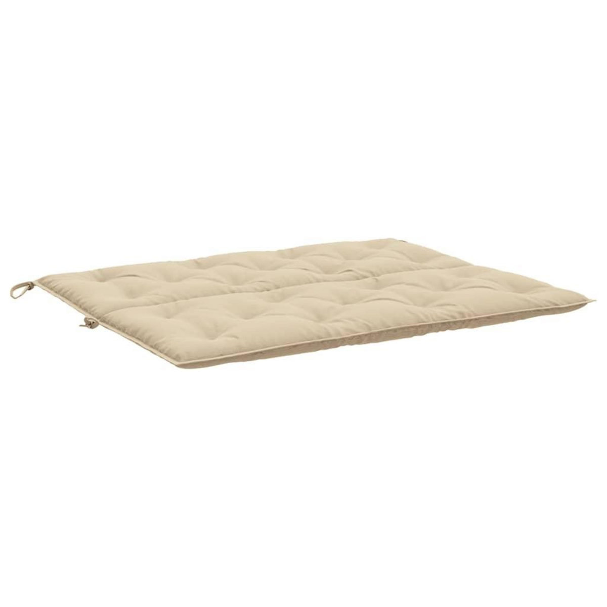 VIDAXL Coussin de banc de jardin beige 120x(50+50)x7 cm tissu oxford