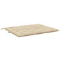 Voir la diapositive 5 : VIDAXL Coussin de banc de jardin beige 120x(50+50)x7 cm tissu oxford