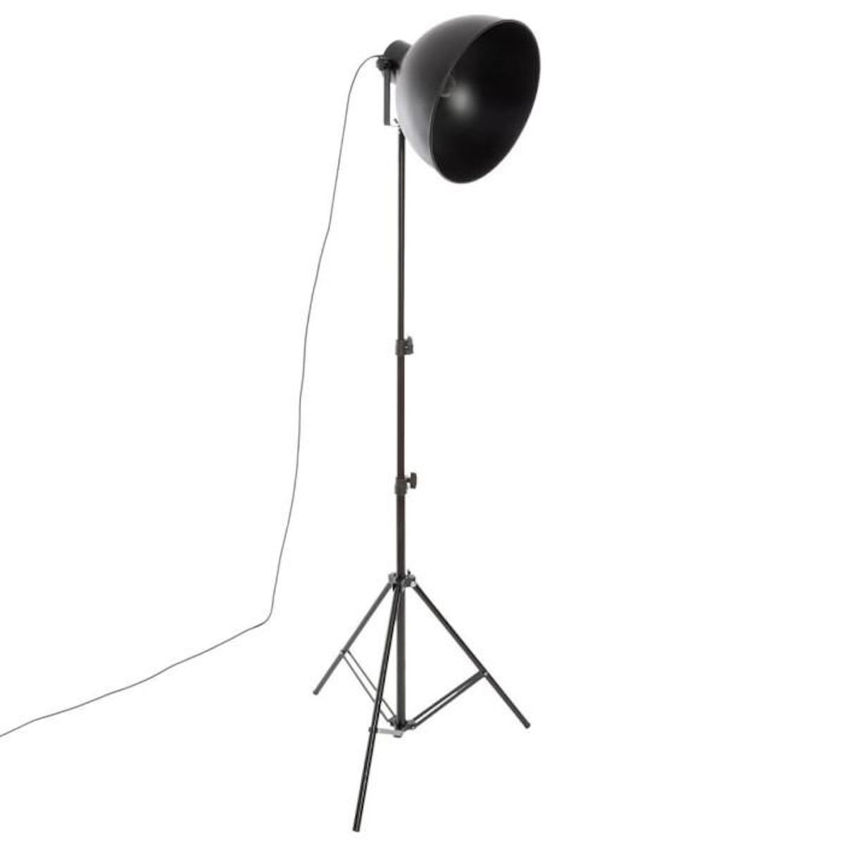 ATMOSPHERA Lampadaire Trépied en Métal  Vintage  175cm Noir