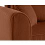 Voir la diapositive 5 : BEST MOBILIER Saphir - canapé d'angle réversible 4 places - convertible avec coffre - en velours côtelé