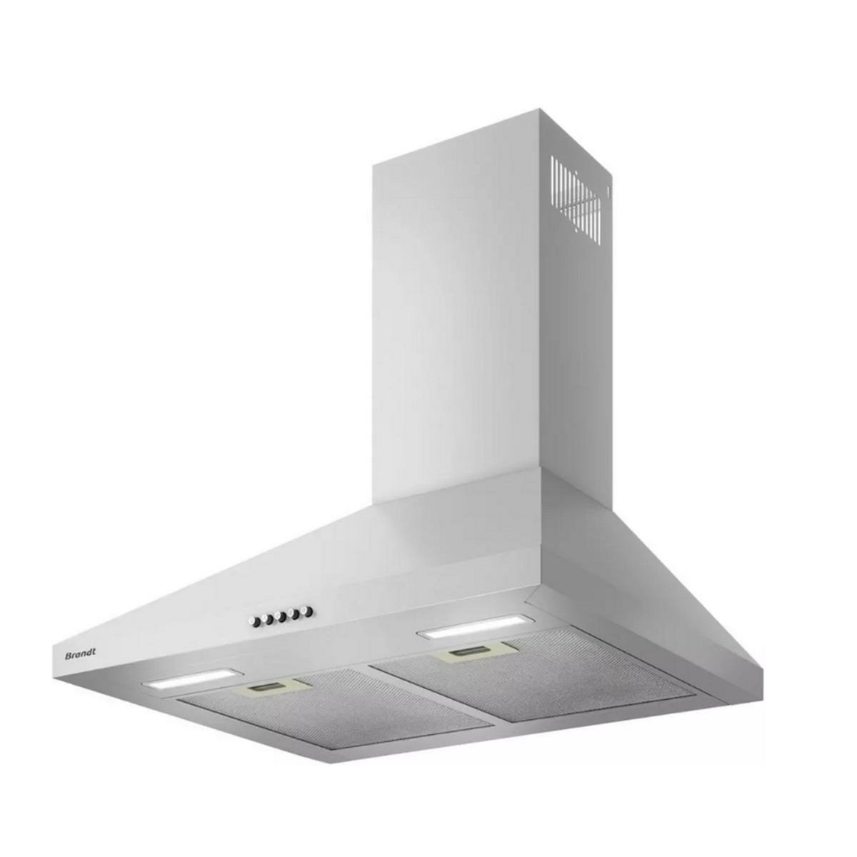 BRANDT Hotte décorative murale 60cm 624m3/h inox - BHP4612X