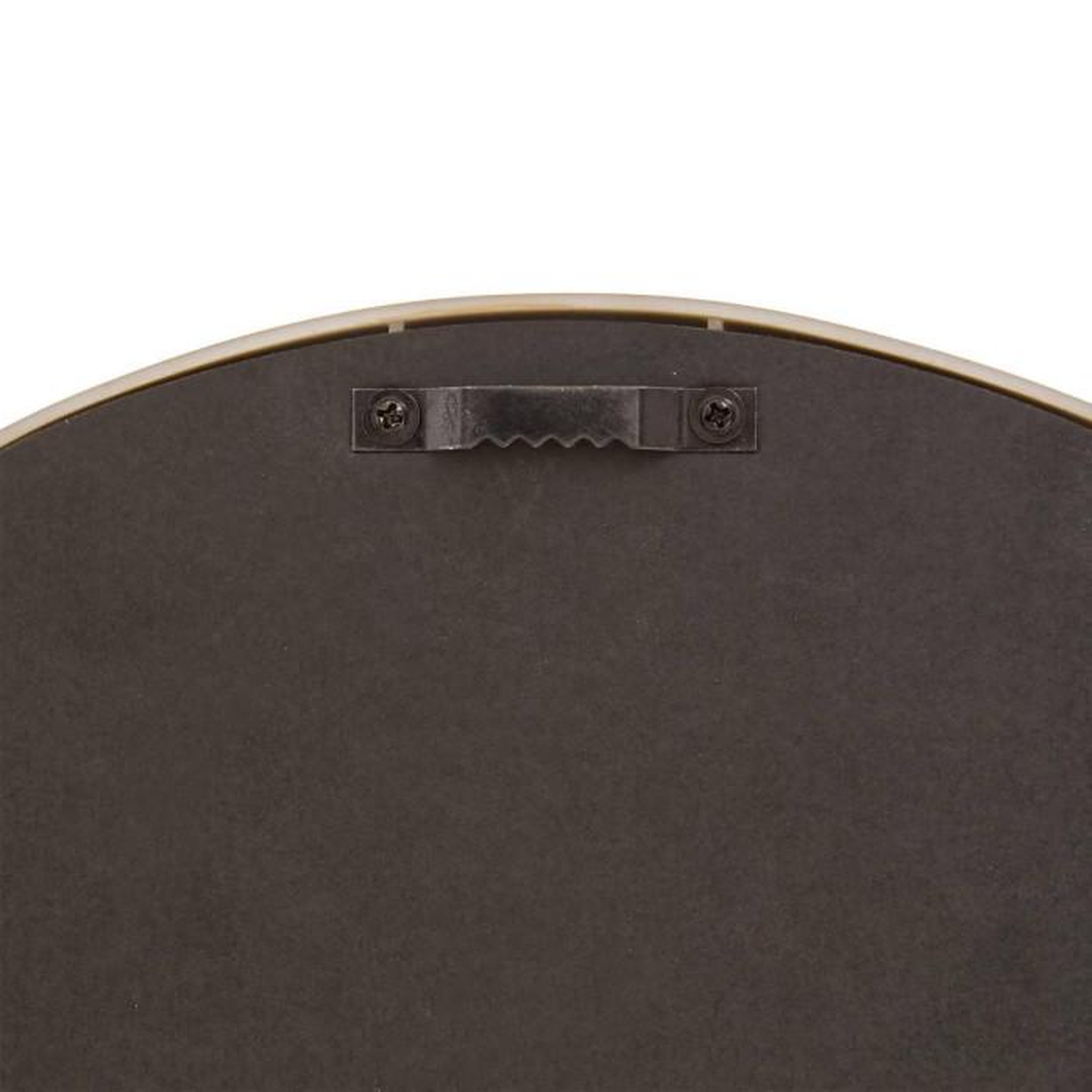 Voir la diapositive 3 : ATMOSPHERA Miroir Mural Organique  Reza  33cm Beige