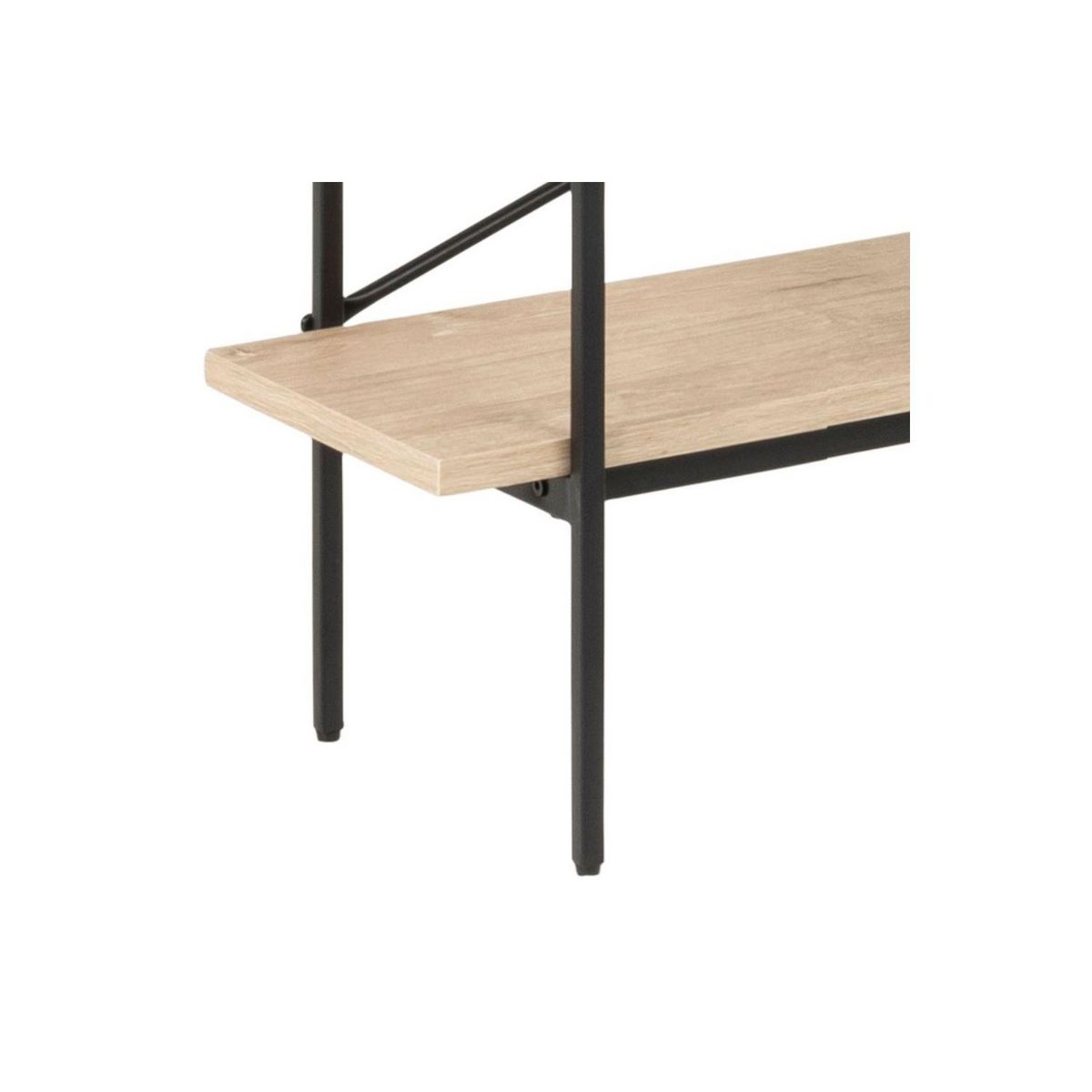 CONCEPT USINE Bibliothèque style industriel métal et bois SKY