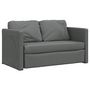Voir la diapositive 4 : VIDAXL Canapé lit 2 en 1 gris foncé 112x174x55 cm tissu
