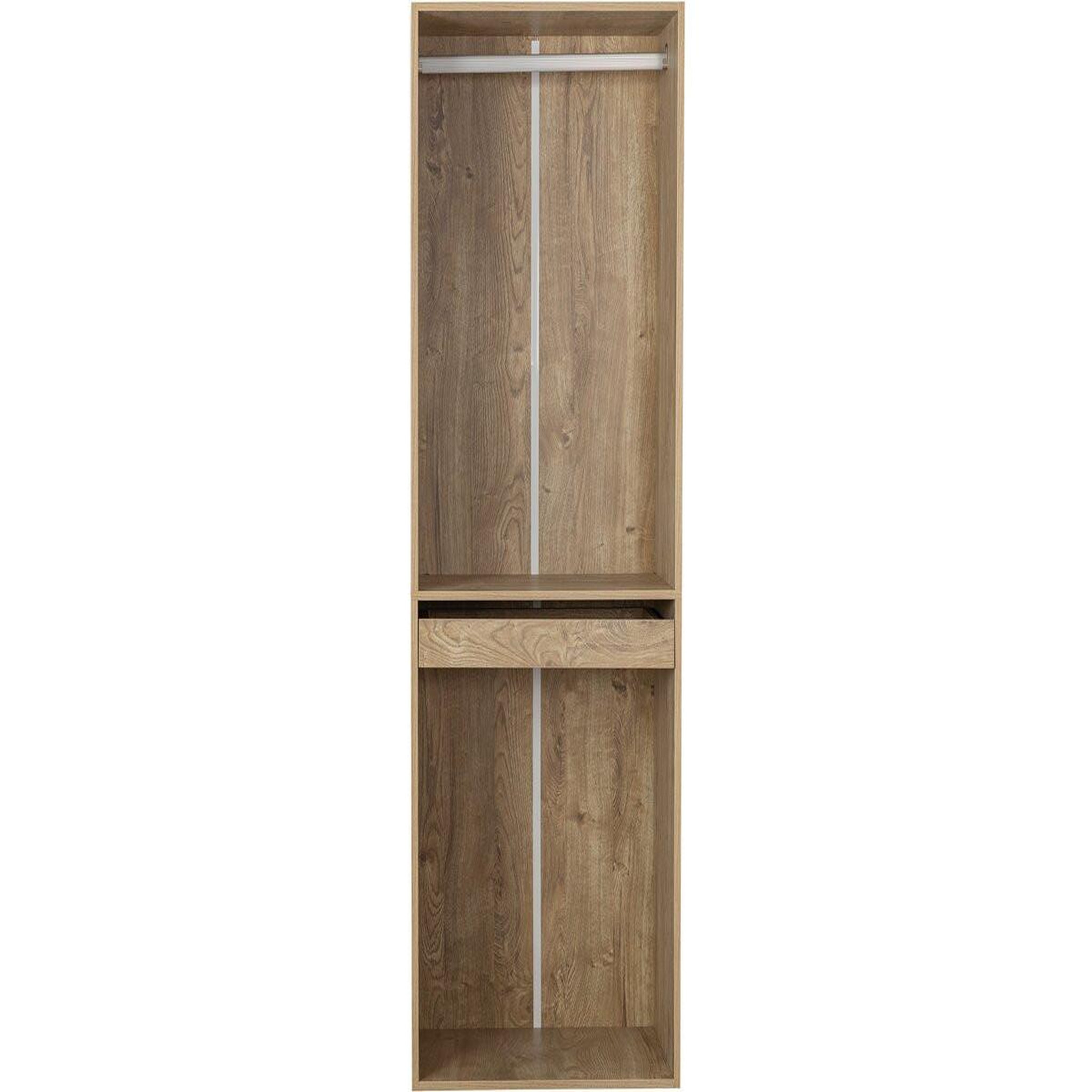 Habitat et Jardin Armoire avec penderie et porte-pantalons  opéra  - 60 x 45 x 180 cm - beige