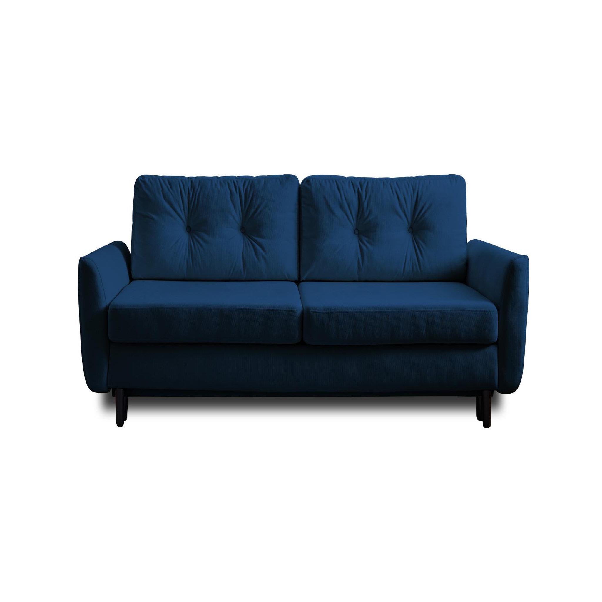 Voir la diapositive 1 : BEST MOBILIER Nils - canapé droit 3 places convertible - avec coffre de rangement - velours